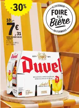 E.Leclerc DUVEL Bière blonde belge offre