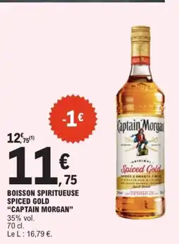 E.Leclerc CAPTAIN MORGAN Boisson spiritueuse spiced gold offre
