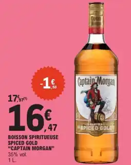 E.Leclerc CAPTAIN MORGAN Boisson spiritueuse spiced gold offre