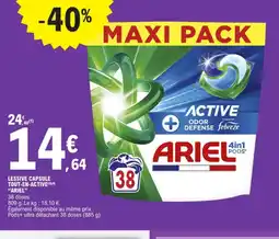 E.Leclerc ARIEL Lessive capsule tout-en-active offre