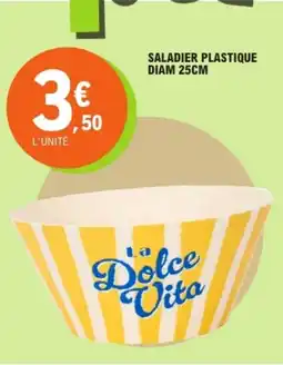 E.Leclerc Saladier plastique diam offre