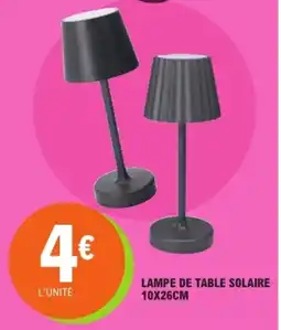 E.Leclerc Lampe de table solaire offre