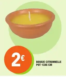 E.Leclerc Bougie citronnelle pot offre