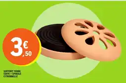 E.Leclerc Support terre cuite + spirale citronnelle offre