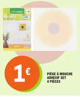 E.Leclerc Piège à mouche adhesif set 4 pièces offre