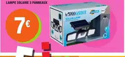E.Leclerc Lampe solaire 3 panneaux offre