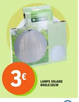 E.Leclerc Lampe solaire boule offre