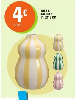 E.Leclerc Vase à rayures offre