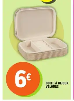 E.Leclerc Boite à bijoux velours offre