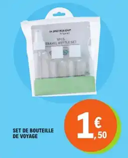 E.Leclerc Set de bouteille de voyage offre