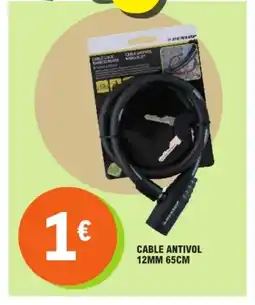 E.Leclerc Cable antivol 12mm offre