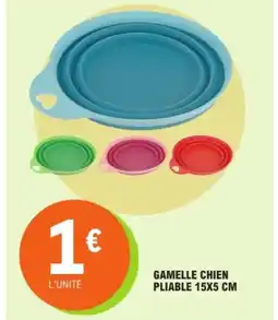 E.Leclerc Gamelle chien pliable offre