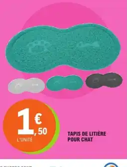 E.Leclerc Tapis de litière pour chat offre
