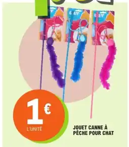E.Leclerc Jouet canne à pêche pour chat offre