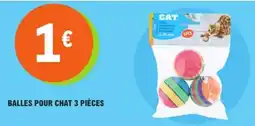 E.Leclerc Balles pour chat 3 pièces offre