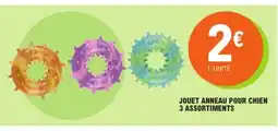 E.Leclerc Jouet anneau pour chien 3 assortiments offre
