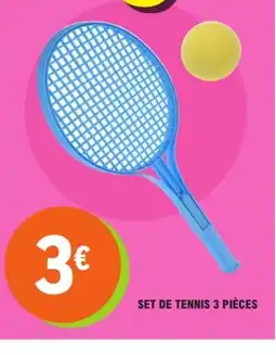 E.Leclerc Set de tennis 3 pièces offre