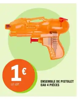E.Leclerc Ensemble de pistolet eau 4 pièces offre