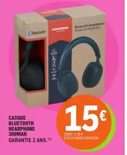 E.Leclerc Casque bluetooth headphone 300mah offre