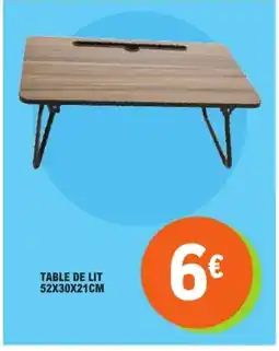 E.Leclerc Table de lit offre
