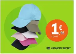 E.Leclerc Casquette enfant offre