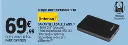 E.Leclerc INTENSO Disque dur expansion 1 to offre