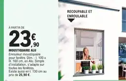 E.Leclerc Moustiquaire alu offre