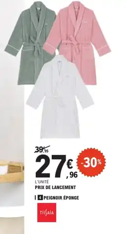 E.Leclerc Peignoir éponge offre