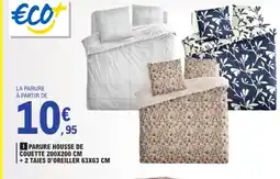 E.Leclerc Parure housse de couette offre