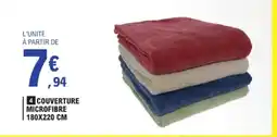 E.Leclerc Couverture microfibre offre
