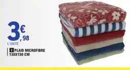 E.Leclerc Plaid microfibre offre