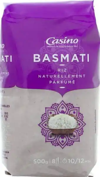 Petit Casino RIZ BASMATI 500g offre