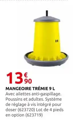 Rural Master Mangeoire trémie 9 l offre