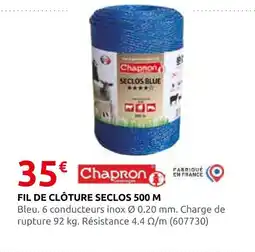 Rural Master Chapron fil de clôture seclos 500 m offre