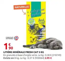 Rural Master Fresh cat litière minérale fresh cat 5 kg offre