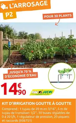 Rural Master Macardon kit d'irrigation goutte à goutte offre