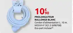 Rural Master Prolongateur rallonge blanc offre