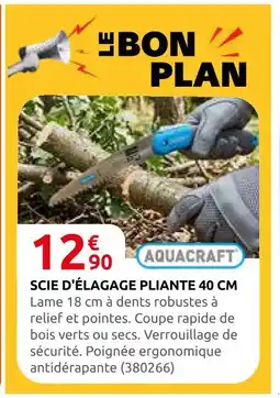 Rural Master Aquacraft scie d'élagage pliante 40 cm offre