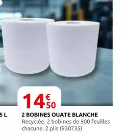 Rural Master 2 bobines ouate blanche offre