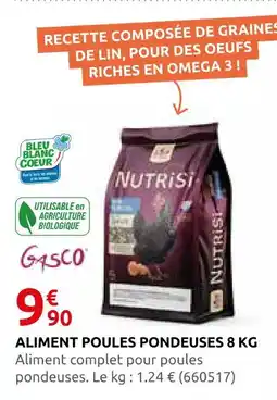 Rural Master Gasco nutris'i aliment poules pondeuses offre