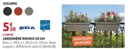 Rural Master Eda jardinière romeo 50 cm offre