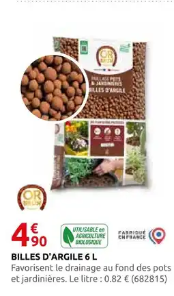 Rural Master Billes d'argile 6 l offre