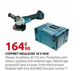 Rural Master Makita coffret meuleuse 18 v nue offre