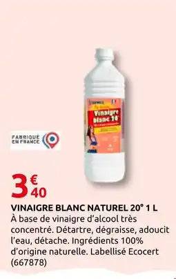 Rural Master Vinaigre blanc naturel 20° offre