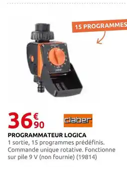 Rural Master Claber programmateur logica offre