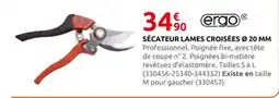 Rural Master Ergo sécateur lames croisées ø 20 mm offre