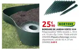 Rural Master Nortene bordure de jardin verte 10 m offre
