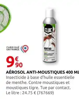 Rural Master Aérosol anti-moustiques 400 ml offre