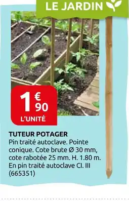 Rural Master Tuteur potager offre
