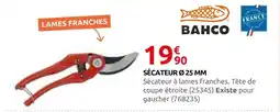 Rural Master Bahco sécateur ø 25 mm offre